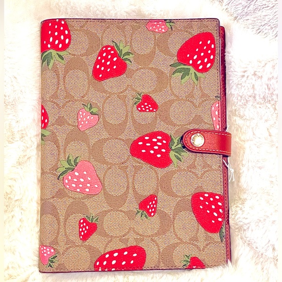 Coach Other - Coach Wild Strawberry Notebook